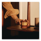 P.F. Candle Co. Ojai Lavender Soy Candle, 40 to 50 Hours Burn Time, 2.9 d x 3.5 h, 7.2 oz, Amber (PFRSC35) Each