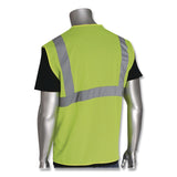 PIP ANSI Class 2 Hook and Loop Safety Vest, Medium, Lime (PID302MVGLYM) Each