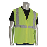 PIP ANSI Class 2 Hook and Loop Safety Vest, X-Large, Lime (PID302MVGLYXL) Each