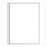 PrintWorks® Professional Punched Paper, 92 Bright, Side: 44-Hole (4:1 Spiral), 20 lb Bond Weight, 8.5 x 11, White, 500/Ream, 5 Reams/Carton (PRB04145P) Each