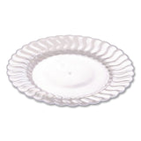 Fineline Settings Flairware Flared Dessert Plate, 6" dia, Clear, 180/Carton (TBL206CL) Case of 180