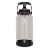 TAKEYA® Tritan Motivational Plastic Water Bottle, 64 oz, Stormy Black (TKY54145) Each