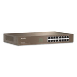 Tenda TEG1016D 10/100/1000Mbps Ethernet Unmanaged Switch, 16 Ports (TNDTEG1016D) Each