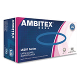 AMBITEX® L5201 Series Powder-Free Latex Gloves, Large, 4 mil Thick, 9" Long, Cream, 100/Box, 10 Boxes/Carton (TXILLG5201CT) Case of 1000