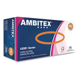 AMBITEX® L5201 Series Powder-Free Latex Gloves, Medium, 4 mil Thick, 9" Long, Cream, 100/Box, 10 Boxes/Carton (TXILMD5201CT) Case of 1000