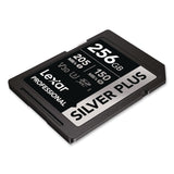 Lexar™ Professional SILVER Series SDXC Memory Card, 205MB/s Read Speeds and 150MB/s Write Speeds, UHS-I V30 U1 Class 10, 256 GB (LXRLSDSIPL256GB) Each