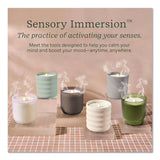Lifelines® Aromatherapy Essential Oil Flameless Candle Diffuser, Rosemary and Lemon Essential Oil, 5.5 x 5.5 x 5.5, Ivory (LLN111617) Each