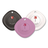 Verbatim® My Finder Bluetooth Tracker for Apple iOS, Black/Purple/White, 3/Pack (VER32132) Pack of 3