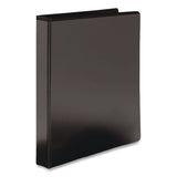 Simply™ Round Ring View Binder, 3 Rings, 0.5" Capacity, Black, 12/Carton (MPL2373821683) Case of 12