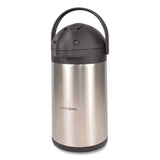 Coffee Pro Stainless Steel Airpot, 192 oz, Silver/Black (OGFCPAP35) Each