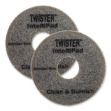 Diversey™ Twister Floor Pad, 8.86" Diameter, Gray, 2/Pack (DVODD1231448) Case of 2