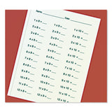 PrintWorks® Professional Perforated Paper, 92 Bright, Perforated 0.5" from Left, 24 lb Bond Weight, 8.5 x 11, White, 500 Sheets/Ream, 5 Reams/Carton (PRB04112P) Each