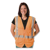 PIP ANSI Class 2 Hook and Loop Safety Vest, Medium, Hi-Viz Orange (PID302MVGORM) Each