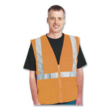 PIP ANSI Class 2 Hook and Loop Safety Vest, Medium, Hi-Viz Orange (PID302MVGORM) Each