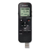 Sony® ICD-PX370 Digital Voice Recorder, 4 GB, Black (SONICDPX370) Each