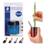 Staedtler® Manual Pencil Sharpener, 2 x 2.75, Randomly Assorted Colors (STD512300SBK) Each