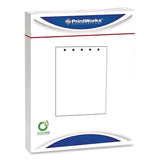 PrintWorks® Professional Punched Paper, 92 Bright, Top: 5-Hole, 20 lb Bond Weight, 8.5 x 11, White, 500/Ream (PRB04108) 1 RM