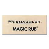 Prismacolor® MAGUC RUB Eraser, For Pencil/Ink Marks, Rectangular Block, Medium, Off-White, 432/Carton (SAN73201CT) Case of 432