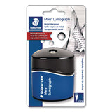Staedtler® Mars Lumograph Manual Pencil Sharpener, 2.5", Blue (STD511100BKA6) Each