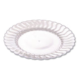 Fineline Settings Flairware Dinner Plate, 10.25" dia, Clear, 144/Carton (TBL210CL) Case of 144