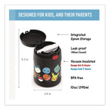 Thermos® FUNtainer Pokemon Two-Compartment Food Jar, 10 oz, Black/Multicolor (THZF3103PM6M) Each