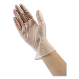AMBITEX® V5201 Series Powder-Free Vinyl Gloves, Small, 3 mil Thick, 9" Long, Clear, 100/Box, 10 Boxes/Carton (TXIVSM5201CT) Case of 1000