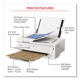 Canon® PIXMA TS9521Ca Inkjet Printer, Copy/Print/Scan (CNM2988C052) Each