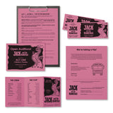 Astrobrights® Color Paper, 24 lb Bond Weight, 8.5 x 11, Pulsar Pink, 500 Sheets/Ream, 10 Reams/Carton (WAU21031CT) Case of 10