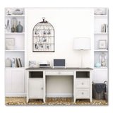 Whalen® Abington Two-Pedestal Wood Computer Desk, 60" x 23.63" x 30.25", Dusty Aged Oak/Antique White (WHLSPUSABTD) Each