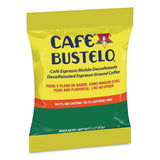 Café Bustelo Decaffeinated Espresso Ground Coffee, 2 oz Fraction Pack, 30/Carton (FOL11244) Case of 30