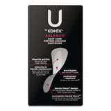 Kotex® Balance Daily Wrapped Panty Liners, Light Absorbency, 50/Pack, 8 Packs/Carton (KCM42489) Case of 8