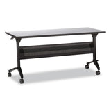 Safco® Flip-N-Go Training Tabletop, Rectangular, 60w x 24d, Folkstone (MLN2460TFLK4) Each