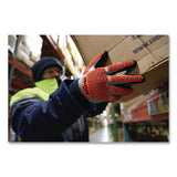 ergodyne® ProFlex 7521 Thermal Coated Impact-Resistant Gloves, EN388:2131X, 7.5" Long, 3X-Large (12), Gray/Black/Orange, Pair (EGO17647) 1 Pair