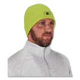 ergodyne® N-Ferno 6801 Winter Skull Cap with LED Rechargeable Light, Fleece, One Size Fits Most, Lime (EGO16790) Each