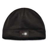 ergodyne® N-Ferno 6801 Winter Skull Cap with LED Rechargeable Light, Fleece, One Size Fits Most, Black (EGO16792) Each