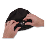 ergodyne® N-Ferno 6801 Winter Skull Cap with LED Rechargeable Light, Fleece, One Size Fits Most, Black (EGO16792) Each