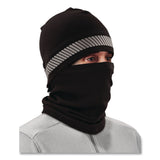 ergodyne® N-Ferno 6831 Reflective Balaclava Face Mask 3-in-1, Polyester, One Size Fits Most, Black (EGO16861) Each