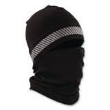 ergodyne® N-Ferno 6831 Reflective Balaclava Face Mask 3-in-1, Polyester, One Size Fits Most, Black (EGO16861) Each
