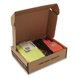 ergodyne® N-Ferno 6981 Winter Warming Kit, 2X-Large, Lime/Orange/Navy (EGO16986) Each