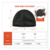 ergodyne® N-Ferno 6808ZI Zippered Winter Beanie Hat with Bump Cap, Black (EGO16911) Each