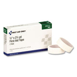First Aid Only™ First Aid Tape, Paper, 0.5" x 2.5 yd, White, 6 Rolls/Box (FAOAN5111) Box of 6