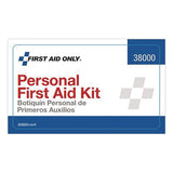 First Aid Only™ Personal First Aid Kit, 37 Pieces, Plastic Case (FAOACM38000) Each