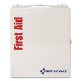 First Aid Only™ SmartCompliance Food Service First Aid Kit for 25 People, 137 Pieces, Metal Case (FAO1350FAE0103) Each