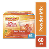 Emergen-C® Vitamin C Drink Mix, 1,000 mg Vitamin C, Super Orange, 60/Pack (EMN130213) Pack of 60