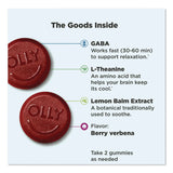 OLLY® Goodbye Stress Gummy, Berry Verbena, 10/Pack (LIL1598) Pack of 10
