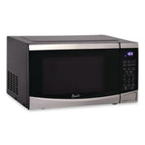 Avanti 0.9 cu ft Stainless Steel Countertop Microwave, 900 W, Stainless Steel/Black (AVAMT09V3S) Each