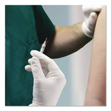 AMMEX® Professional Latex Exam Gloves, Powder-Free, Medium, 4 mil (Palm), 5 mil (Fingers), Ivory, 100/Box (AXCGPPFT44100) Box of 100