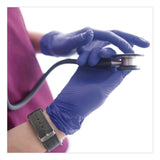 AMMEX® Professional Nitrile Exam Gloves, Powder-Free, Large, 3 mil Thick, Indigo, 100/Box (AXCAINPF46100) Box of 100