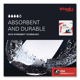 WypAll® GeneralClean X50 Cleaning Cloths, 12 x 12.5, White, 84/Pack, 12 Packs/Carton (KCC39005) Case of 12