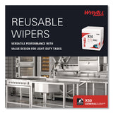 WypAll® GeneralClean X50 Cleaning Cloths, 12 x 12.5, White, 84/Pack, 12 Packs/Carton (KCC39005) Case of 12